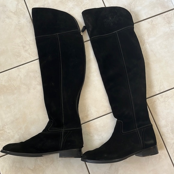 Tory Burch Simone Over The Knee Boots - Picture 2 of 4